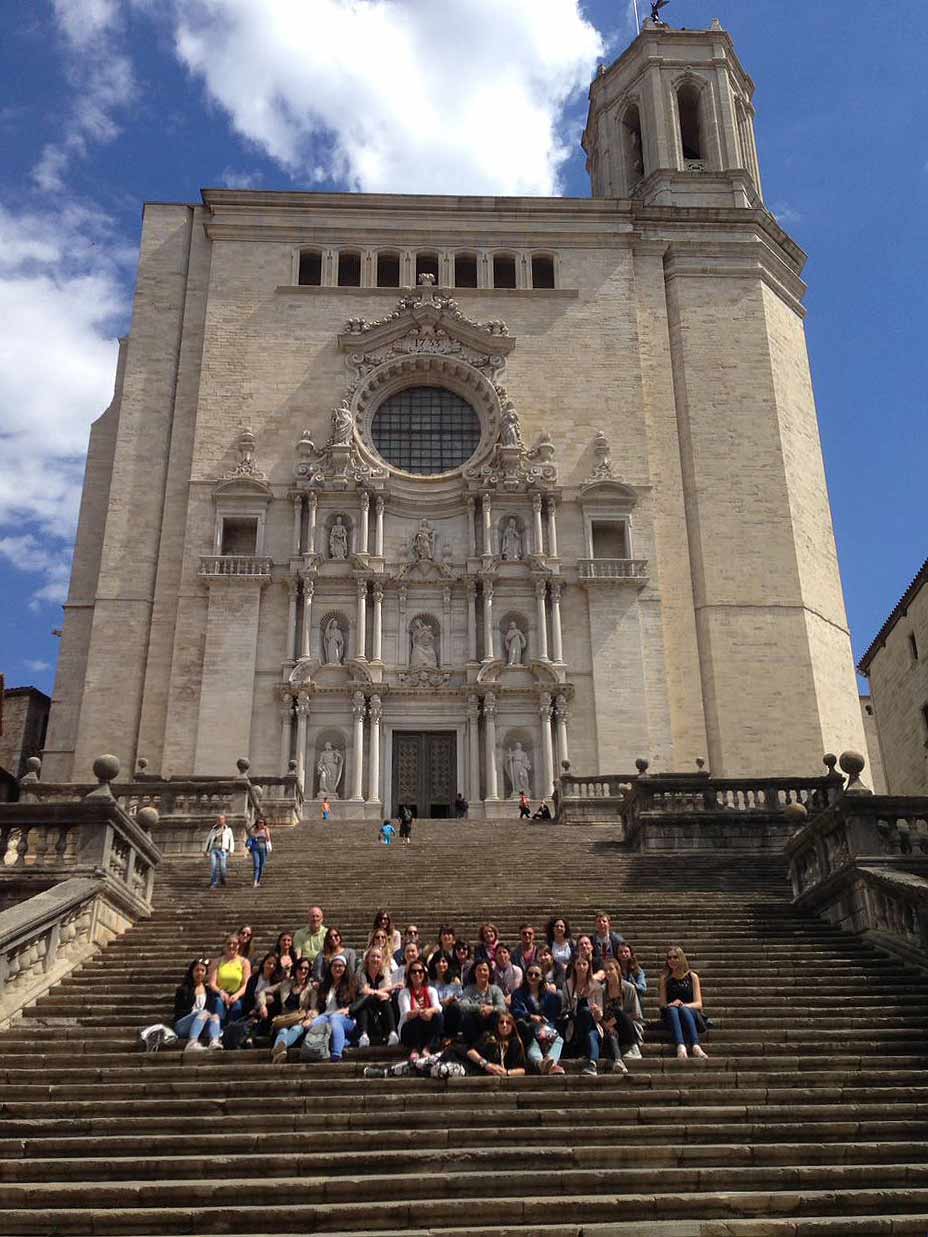 Kirche von Girona - Studienfahrt Barcelona