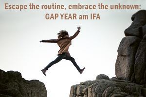 Zum Artikel "GAP YEAR am IFA"