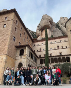 Gruppenfoto der Studienfahrt nach Barcelona