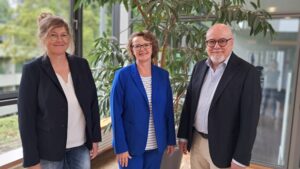 Dr. Birgit Eder, Anita Fürstmann, Dr. Daniel Gossel, von links nach rechts